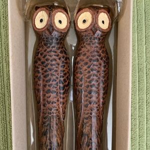 Owl candles - set of 2. NEW in box.